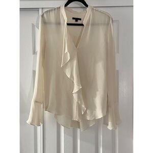 Silk Blouse  with Ruffle details